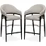 MX Sofa Bar stool Ravenna - Toffee (set of 2 chairs)