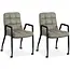 MX Sofa Esszimmerstuhl Ryan - Grau (2er-Set)