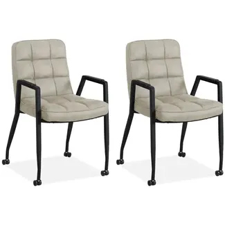 MX Sofa Esszimmerstuhl Ryan - Toffee (2er-Set)