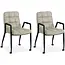 MX Sofa Esszimmerstuhl Ryan - Toffee (2er-Set)