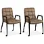 MX Sofa Esszimmerstuhl Ryan - Truffle (2er-Set)