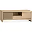 Lamulux Meuble TV Levanzo 2 portes, 1 tiroir, 1 compartiment ouvert, coloris Chêne Blond