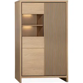 Lamulux Levanzo 3-door storage cupboard with lighting