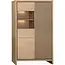 Lamulux Armoire de rangement Levanzo 3 portes avec éclairage, couleur Chêne Blond