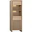 Lamulux Display cabinet Levanzo 2 doors with lighting, color Blond Oak