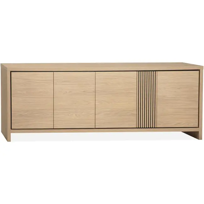 Lamulux Buffet Levanzo 4 portes, couleur Chêne Blond
