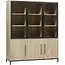 Lamulux Display cabinet Bridge 6 doors, color fresh oak