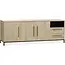 Lamulux Dressoir Bridge 3 deuren, 2 laden, 1 open vak met verlichting, kleur fresh oak