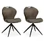MX Sofa Eetkamer stoel River - Taupe (set van 2 stuks)