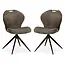 MX Sofa Eetkamer stoel River - Taupe (set van 2 stuks)