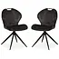 MX Sofa Esszimmerstuhl River - Anthrazit (2er-Set)