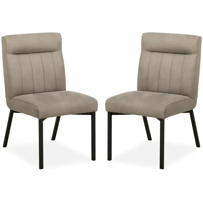 MX Sofa Eetkamer stoel Jagger - Clay (set van 2 stuks)