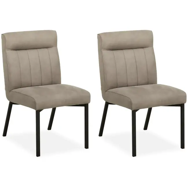 MX Sofa Eetkamer stoel Jagger - Clay (set van 2 stuks)