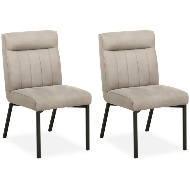 MX Sofa Esszimmerstuhl Jagger - Sand (2er-Set)