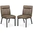MX Sofa Chaise de salle à manger Jagger - Taupe (lot de 2 pièces)