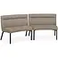MX Sofa Esszimmersofa Jagger - Clay (2er-Set)