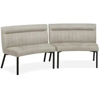 MX Sofa Esszimmersofa Jagger - Sand (2er-Set)
