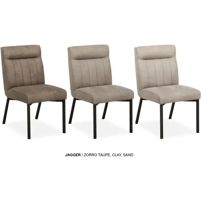 MX Sofa Eetkamer bank Jagger - Taupe (set van 2 stuks)