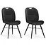MX Sofa Esszimmerstuhl Austin - Anthrazit (2er-Set)