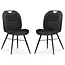 MX Sofa Esszimmerstuhl Austin - Anthrazit (2er-Set)