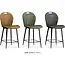 MX Sofa Barstuhl Capri - Cognac (2er-Set)