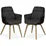MX Sofa Krzesło do jadalni Enzo - Antracyt (zestaw 2 krzeseł)