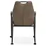MX Sofa Axa Stuhl mit Rollen – Taupe – 2er-Set
