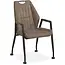 MX Sofa Axa Stuhl mit Rollen – Taupe – 2er-Set