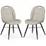MX Sofa Esszimmerstuhl Shelton - Sand (2er-Set)