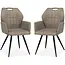 MX Sofa Esszimmerstuhl Puck - Clay (2er-Set)