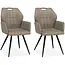 MX Sofa Esszimmerstuhl Puck - Clay (2er-Set)