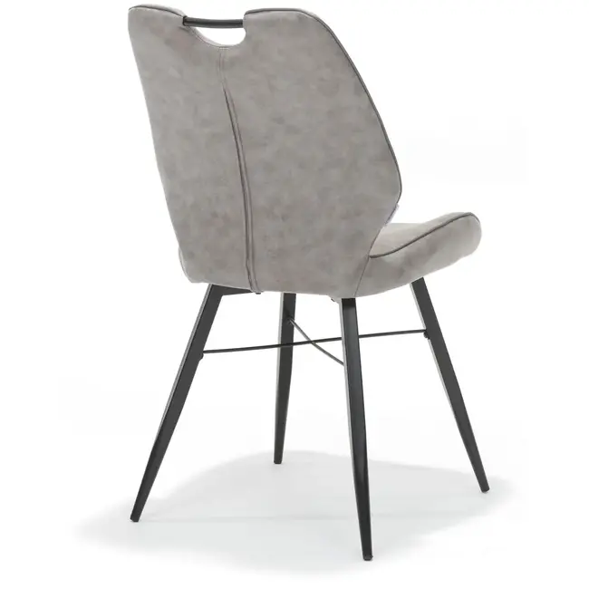 RV Design Chaise de salle à manger Quattro - Galet (lot de 2 chaises)