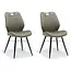 RV Design Eetkamerstoel Quattro - Groen (set van 2 stoelen)