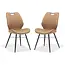 RV Design Esszimmerstuhl Quattro - Cognac (2er-Set)