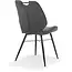 RV Design Eetkamerstoel Quattro - Antraciet (set van 2 stoelen)