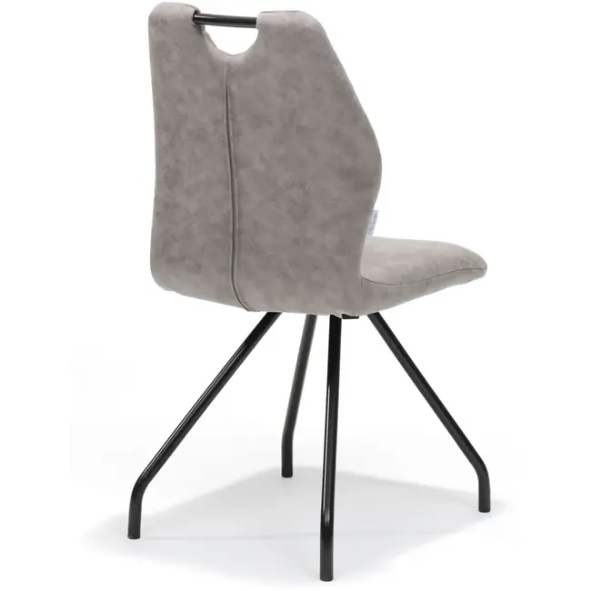 RV Design Eetkamerstoel Carlos - Pebble (set van 2 stoelen)