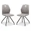 RV Design Eetkamerstoel Carlos - Pebble (set van 2 stoelen)