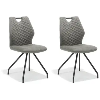 RV Design Esszimmerstuhl Carlos - Anthrazit (2er-Set)