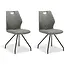 RV Design Eetkamerstoel Carlos - Antraciet (set van 2 stoelen)