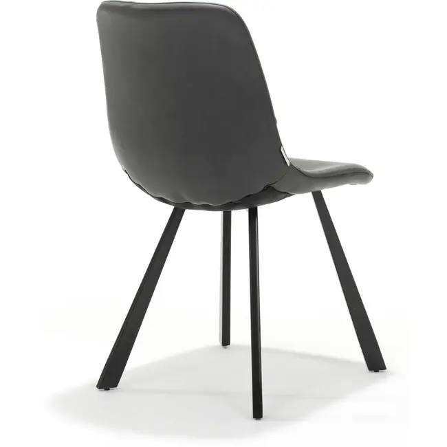 RV Design Eetkamerstoel Bari - Zwart (set van 2 stoelen)