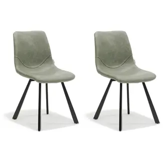 RV Design Esszimmerstuhl Bari - Vintage Green (2er-Set)