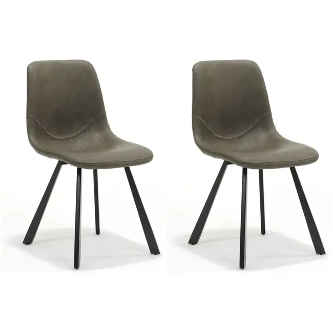 RV Design Esszimmerstuhl Bari - Taupe (2er-Set)