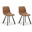 RV Design Esszimmerstuhl Carlos – Taupe (Set mit 2 Stühlen) – Kopie - Copy