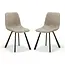 RV Design Esszimmerstuhl Bari - Beige (2er-Set)