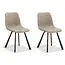 RV Design Esszimmerstuhl Bari - Beige (2er-Set)