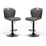 RV Design Adjustable Bar Stool Cordoba - Anthracite (set of 2 chairs)