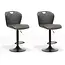 RV Design Adjustable Bar Stool Cordoba - Anthracite (set of 2 chairs)