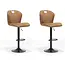 RV Design Adjustable Bar Stool Cordoba - Cognac (set of 2 chairs)