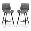 RV Design Barhocker Brenn - Anthrazit (2er-Set)