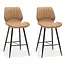 RV Design Bar stool Brenn - Cognac (set of 2 chairs)